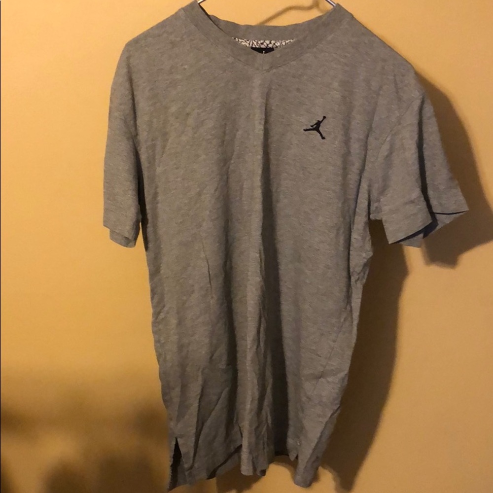 Jordan Grey V-neck T-shirt